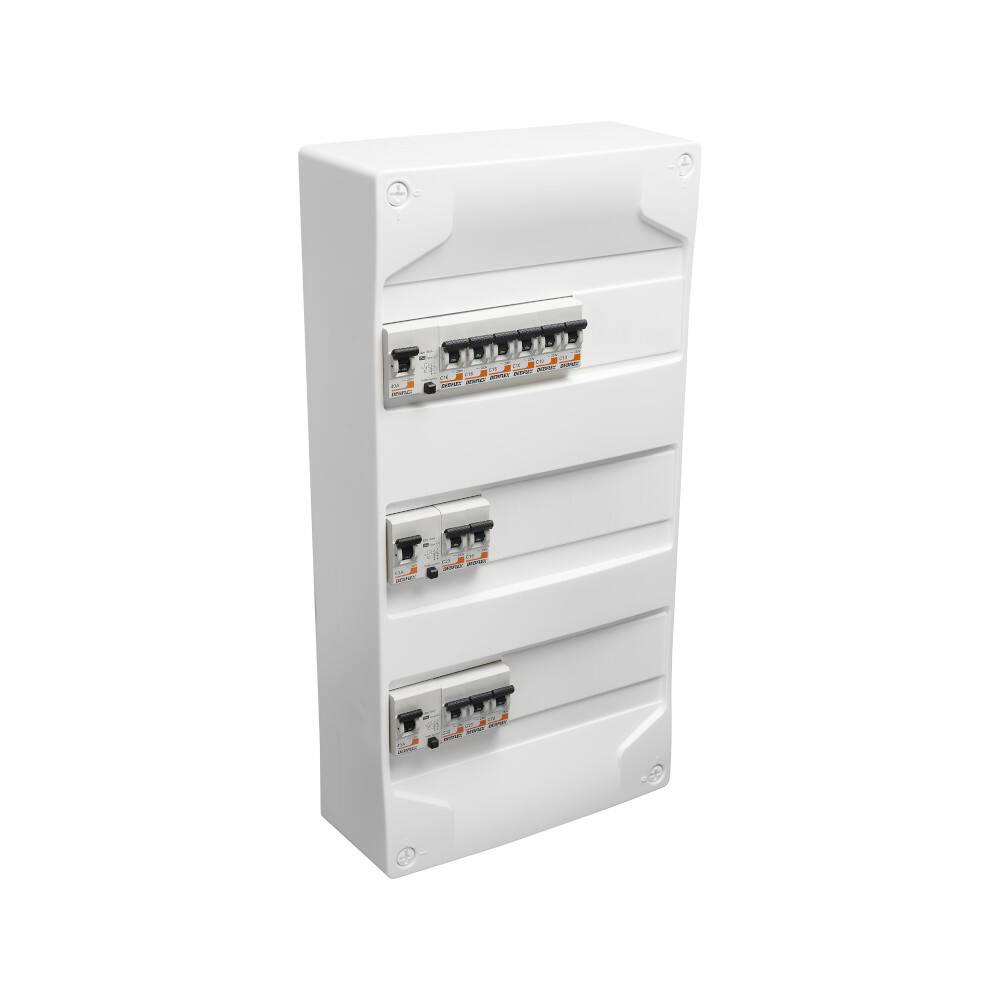 Coffret pré-équipé 3R 1xID 40A type A 1xID 40A type AC 1xID 63A type AC - DEBFLEX