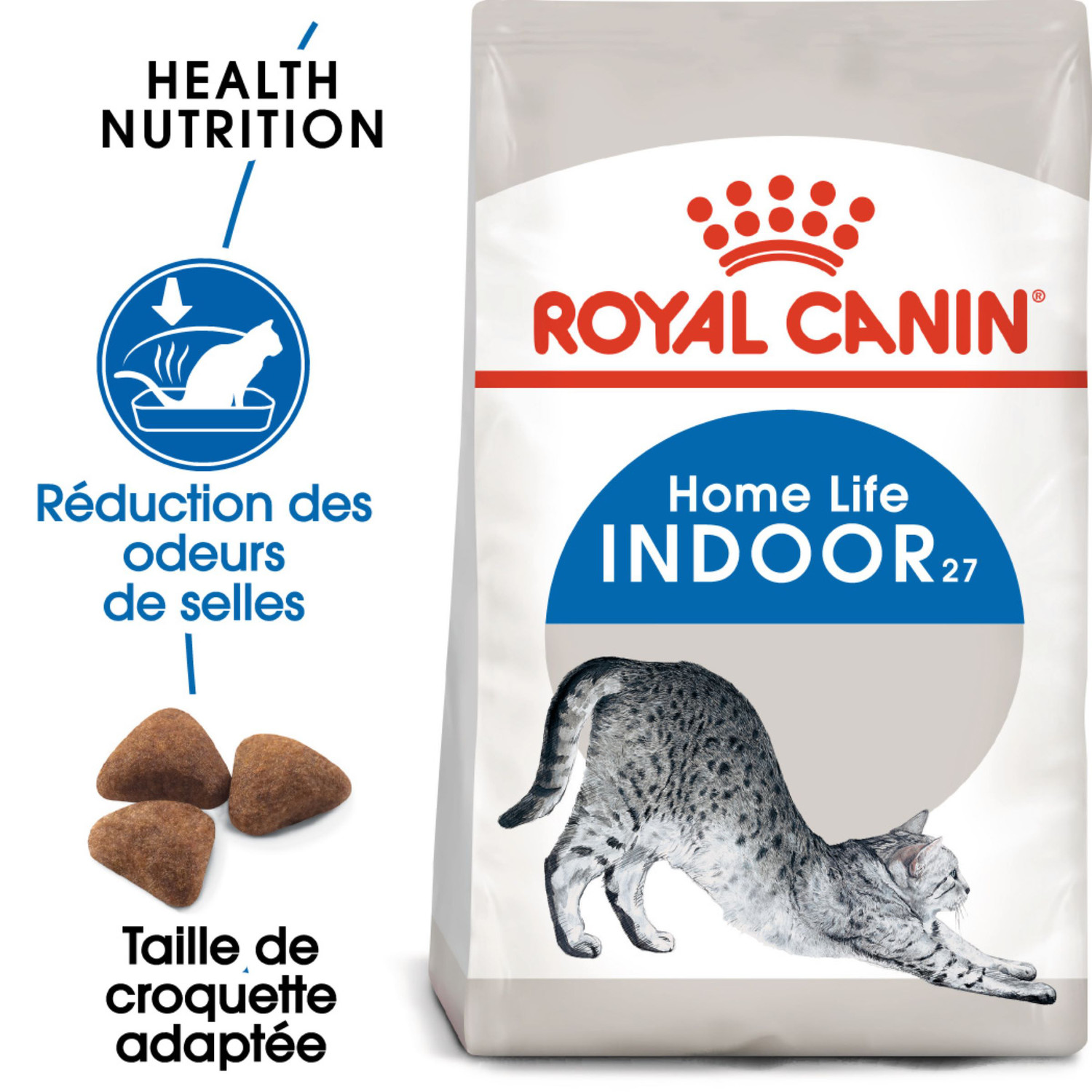 Croquette Chat Indoor 27 2kg - ROYAL CANIN