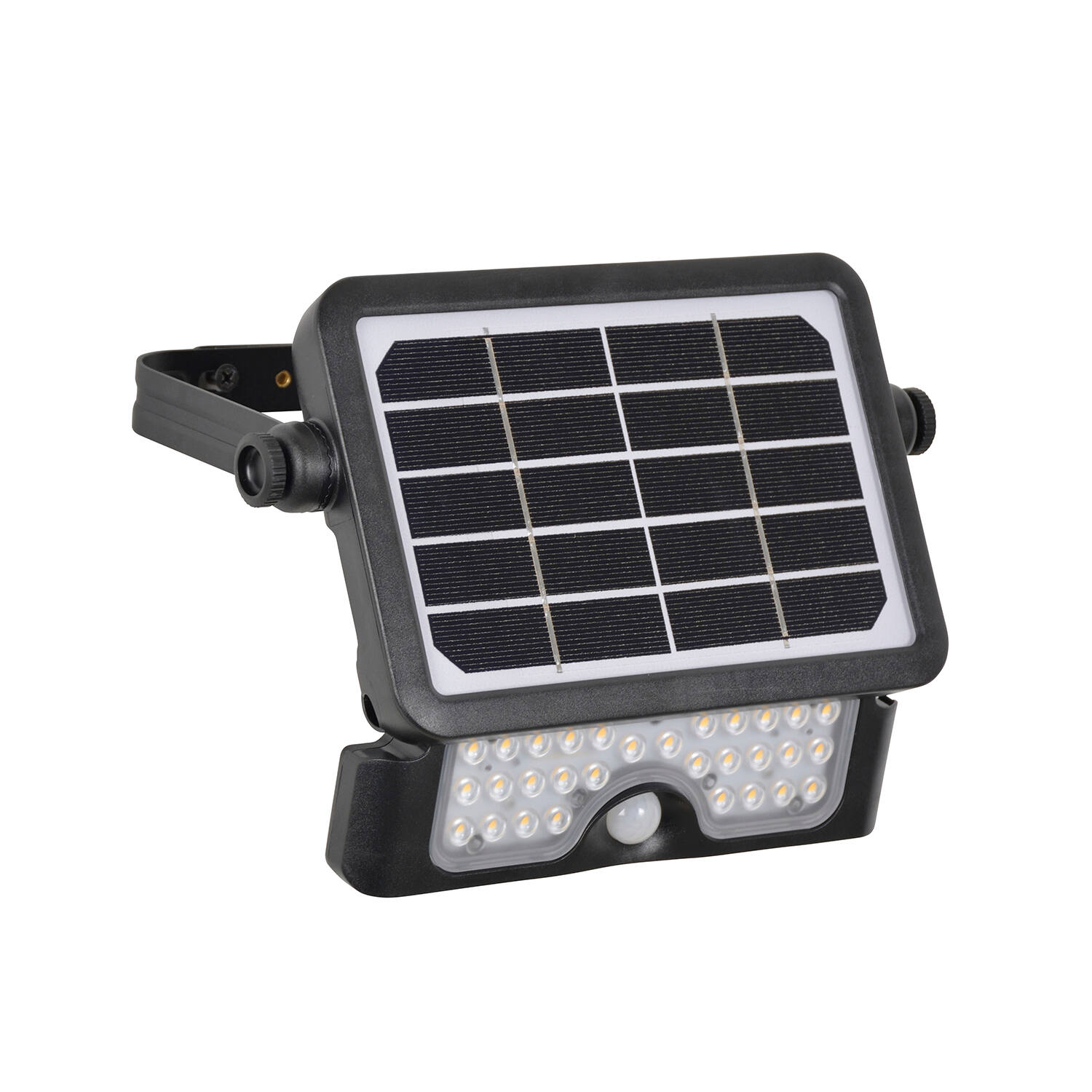 Projecteur solaire LED Alcor noir 16cm 5W - LITTLE GARDEN