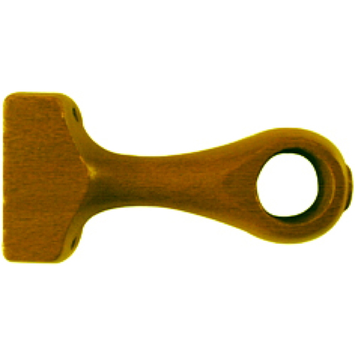 2 supports bois monobloc &Oslash;20 85mm ch&ecirc;ne