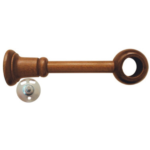 1 support bois lorgnon &Oslash;20 r&eacute;glable de 70 &agrave; 130mm ch&ecirc;ne