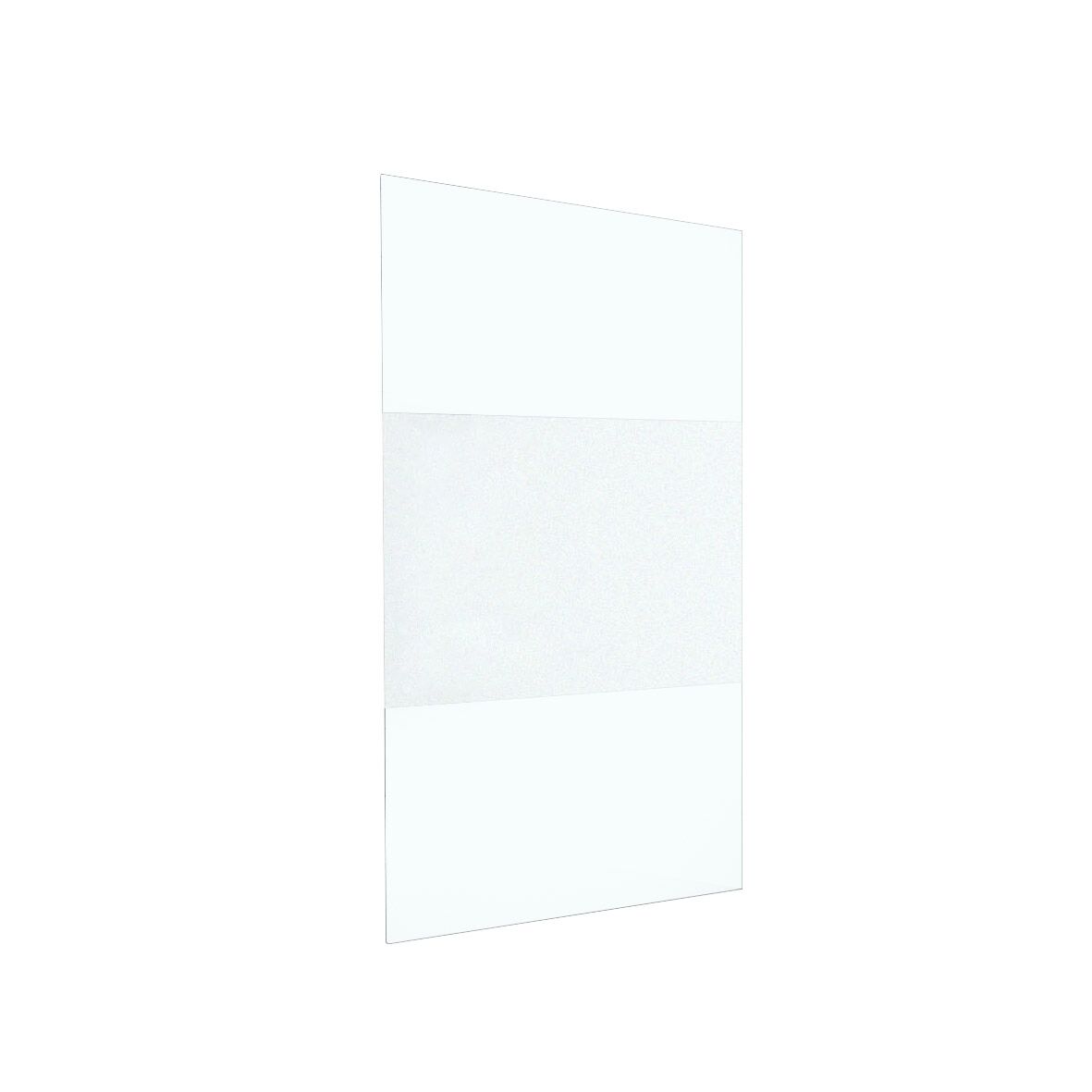 Paroi de douche verre sérigraphié 90cm - INVENTIV