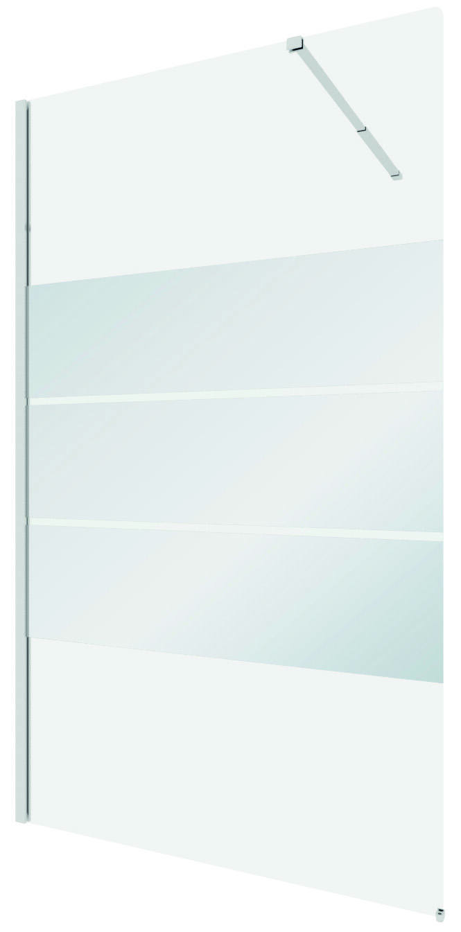 Paroi de douche verre miroir 120cm - INVENTIV