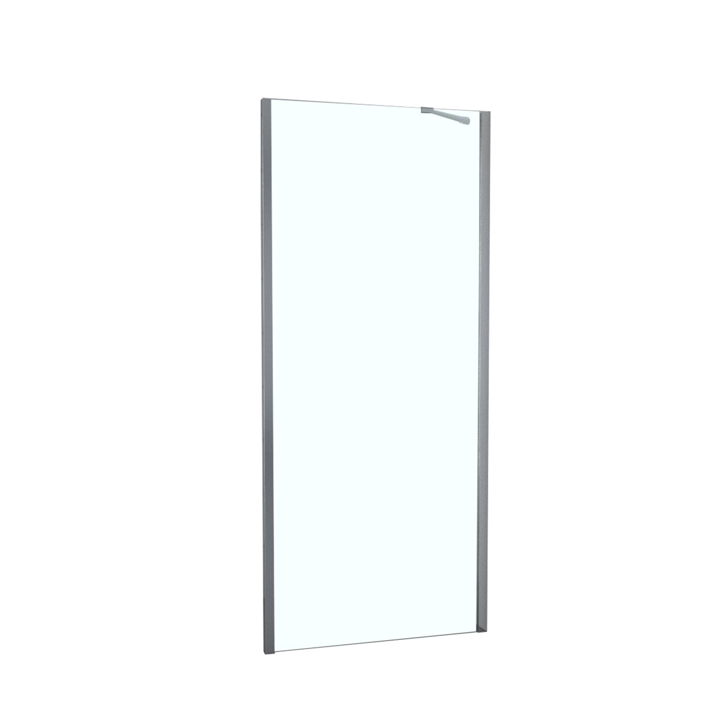 Retour fixe douche à associer verre transparent 80cm chromé - INVENTIV