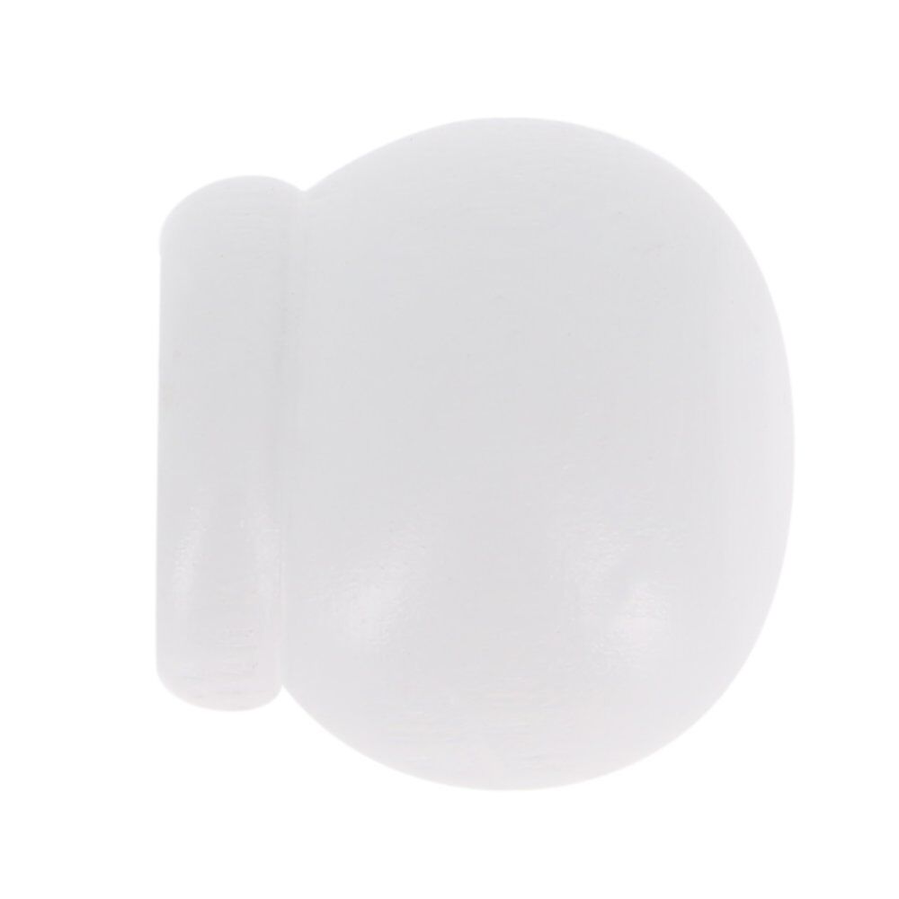 2 Embouts &Oslash;28mm Anglais Laque Blanc - MOBOIS