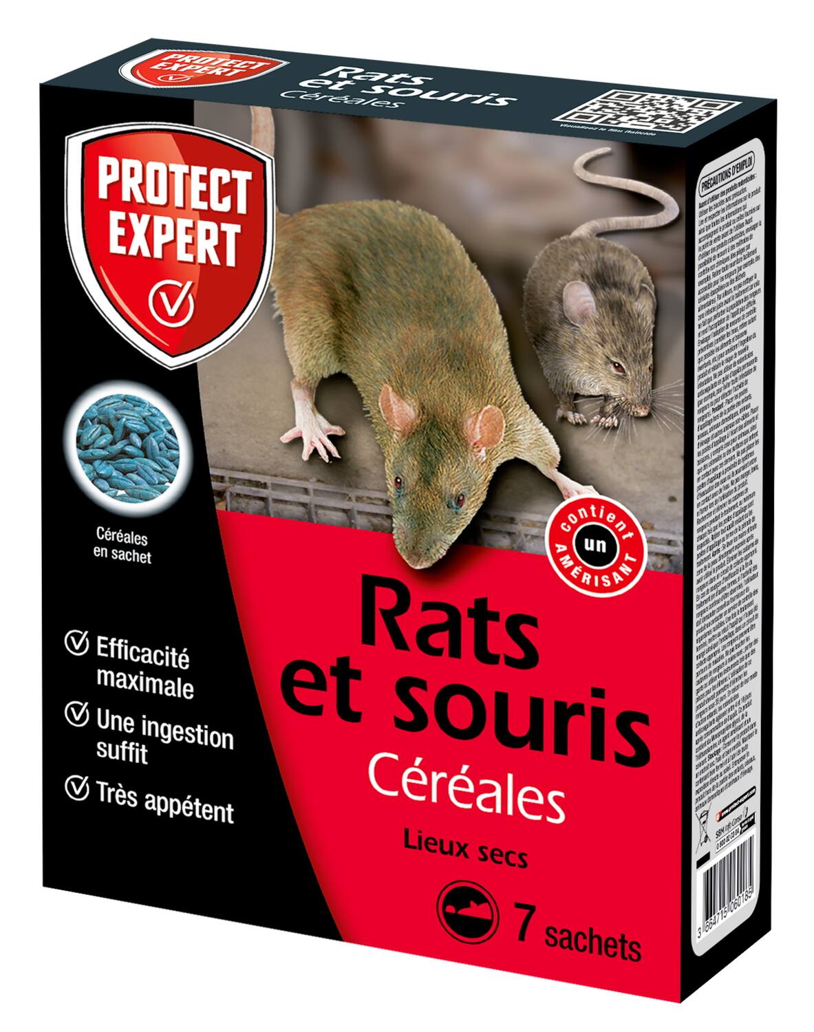 Rat Catalog Traitement anti-nuisible céréales rats&souris 140gr - PROTECT EXPERT
