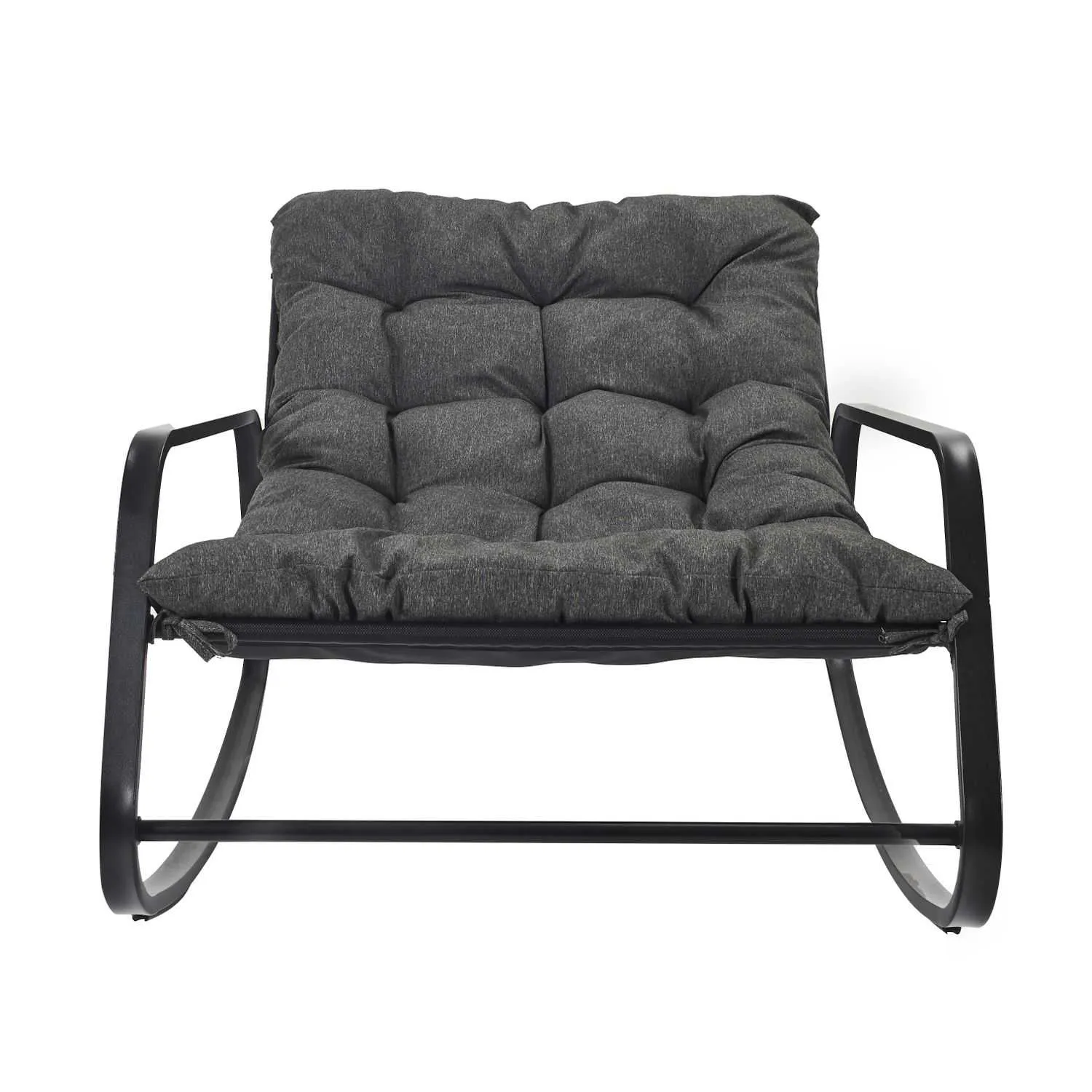 Fauteuil à bascule Miami noir