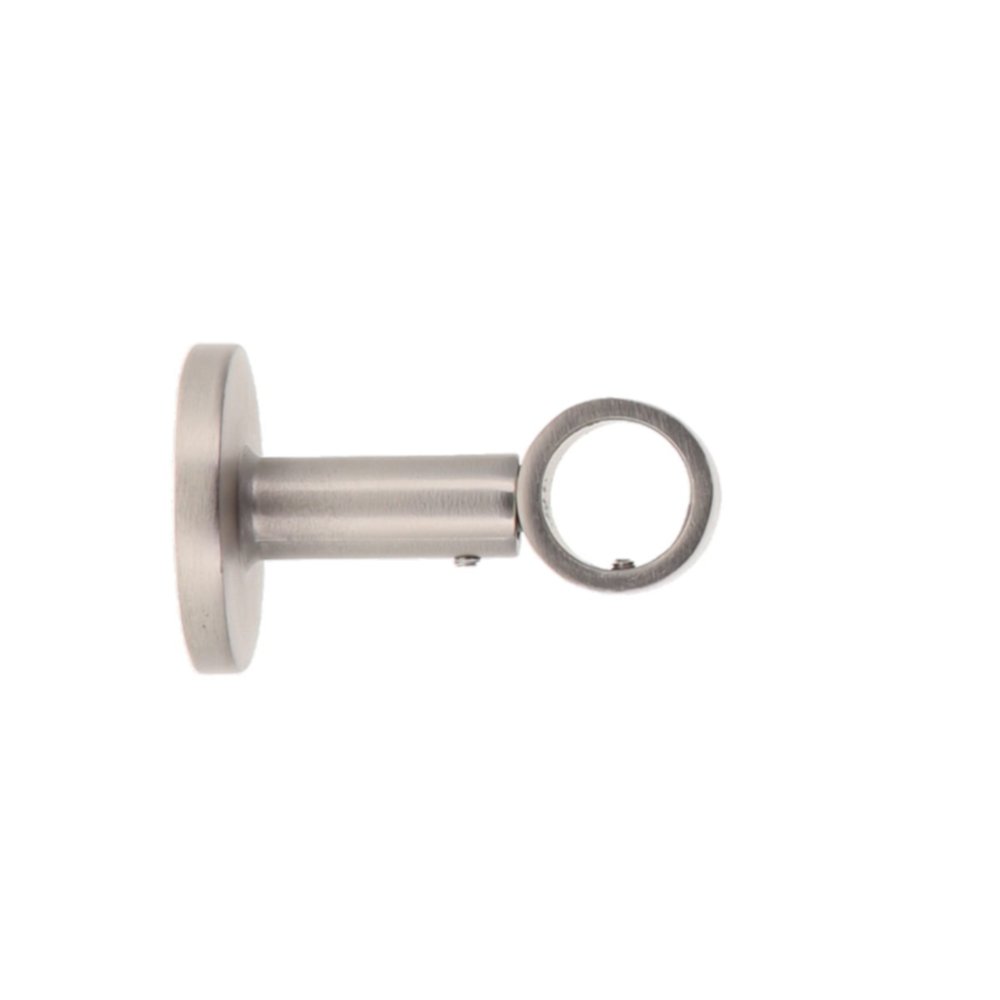 Support de barre simple argent mat &Oslash;20x6cm - LUANCE