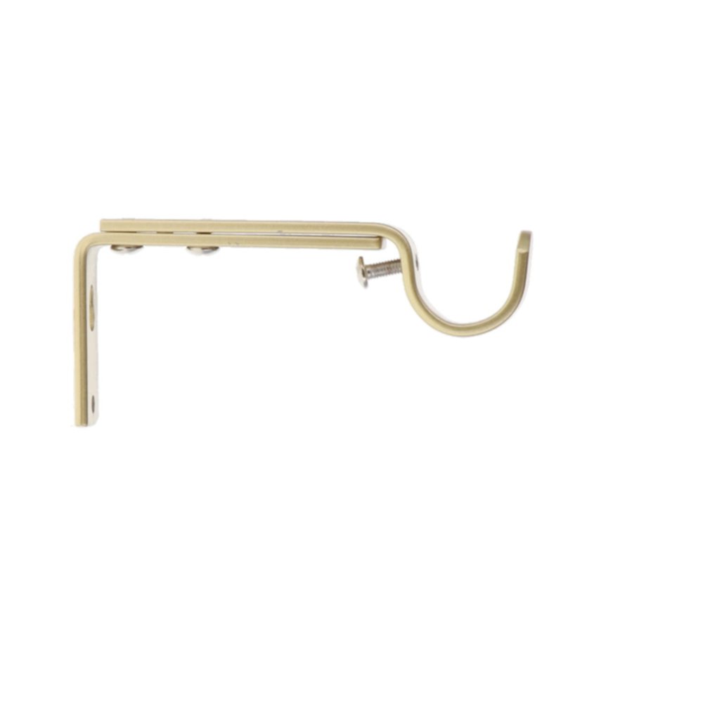 Lot de 2 supports goutti&egrave;re extensible D20 110-150 mm dor&eacute; - LUANCE