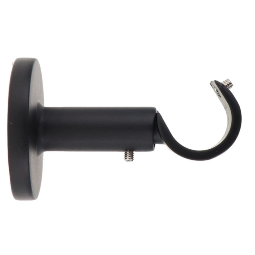 Support simple ouvert mat &Oslash;20x6cm noir - LUANCE