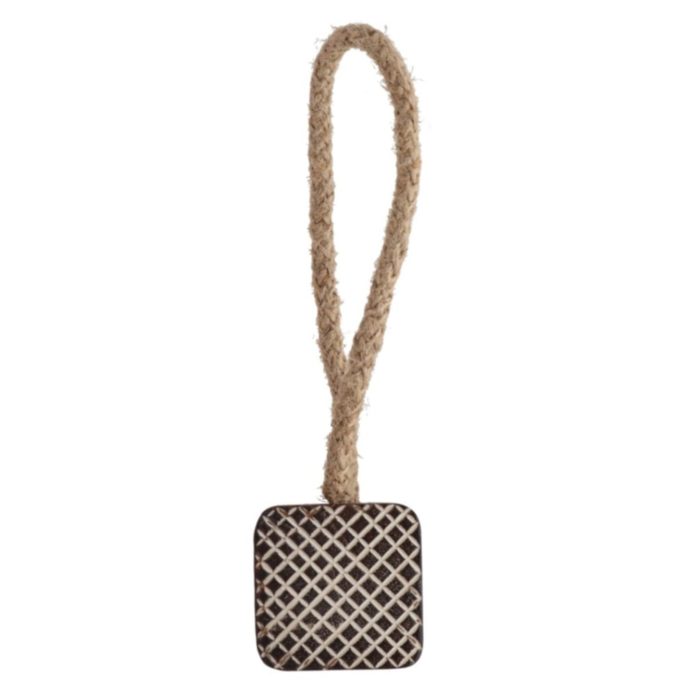 Embrasse Bois Aimant&eacute;e 31,5x1,6x4cm marron - LUANCE