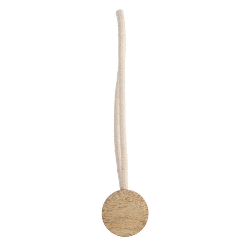 Embrasse Bois Aimant&eacute;e 42,2x1,6x3,8cm naturel - LUANCE