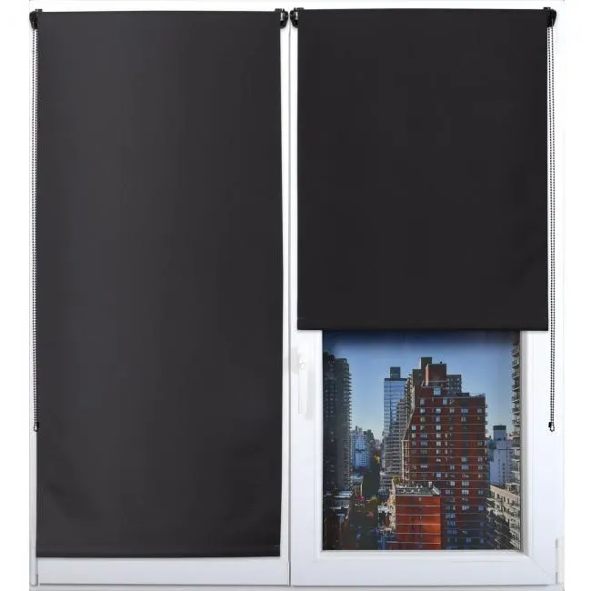 Store enrouleur occultant 210x200 cm noir