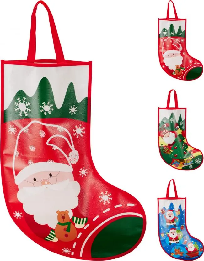 Sac cadeau chaussette de No&euml;l XL