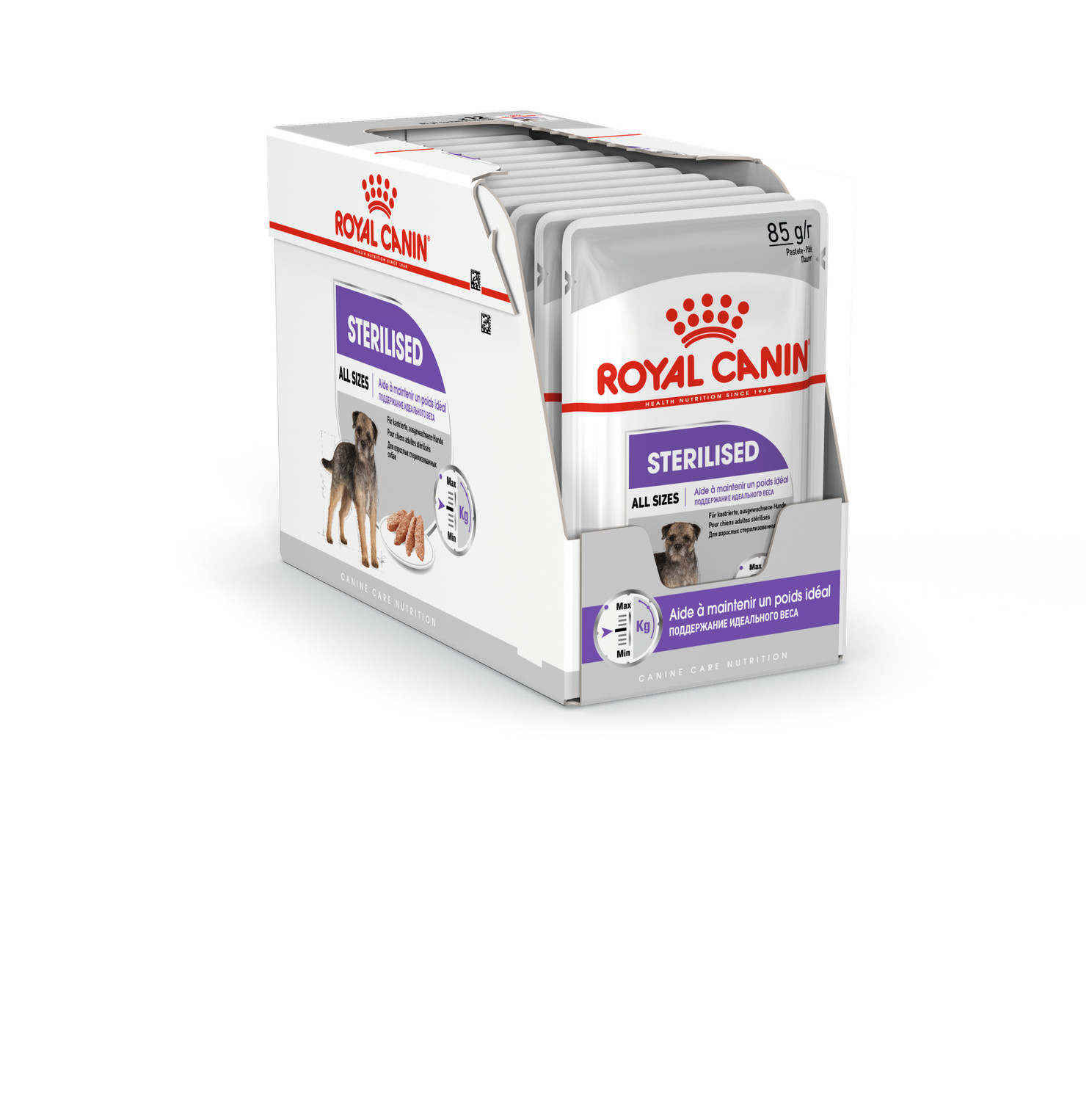 Pâtées Chien Sterilised Mousse 12x85gr - ROYAL CANIN
