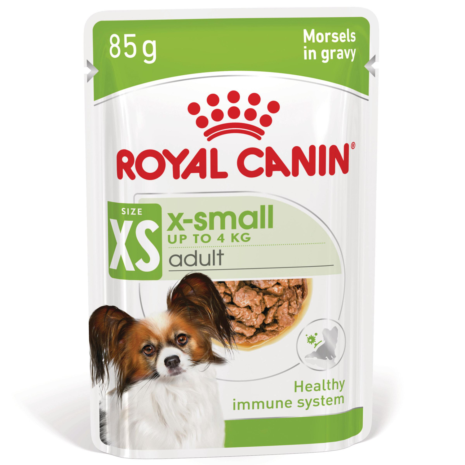 Alimentation pour chien X-Small Adult morceaux en sauce 12x85gr - ROYAL CANIN