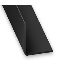 Cornière PVC 15x15mm 1m Noir - CQFD