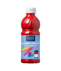 Peinture gouache liquide redimix Carmin 500 ml - LEFRANC BOURGEOIS 