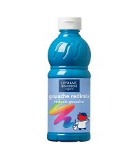 Peinture gouache liquide redimix Bleu turquoise 500 ml - LEFRANC BOURGEOIS 