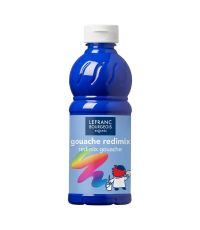 Peinture gouache liquide redimix Bleu cobalt 500 ml - LEFRANC BOURGEOIS 
