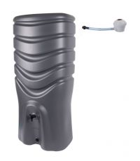 Récupérateur eau de pluie + collecteur 350L Anthracite - EDA