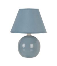 Lampe Mini Lou Céramique Bleu Glacier 26cm 40W - COREP
