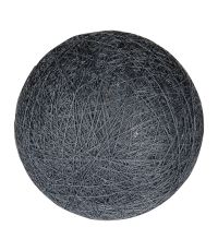 Boule tissu gris ⌀ 6 cm - OSTARIA