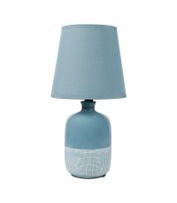 Lampe Bouteille Céramique Bleu Orage - OSTARIA