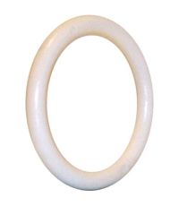 10 anneaux plastique Ø30 pour tube Ø14 blanc