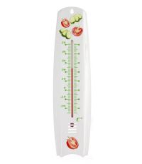 Thermomètre plastique 30 cm décor tomates