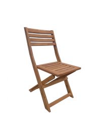 Chaise pliante en acacia 45 x 58 x 87 cm