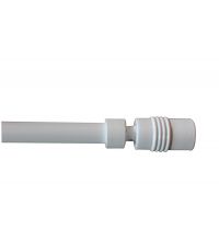 Barre Rideaux Cylindre Extensible 40-70cm Blanc - INVENTIV
