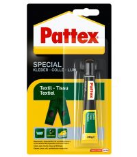 Colle spécialités matériaux textile 20g - PATTEX