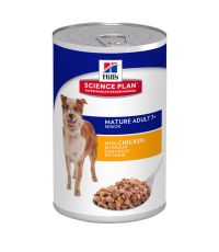 Pâtée pour chien mature saveur poulet 370 gr - Hill's science plan