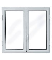 Fenêtre ouvrante à la française L.600 x H.950 mm. Coloris blanc.
