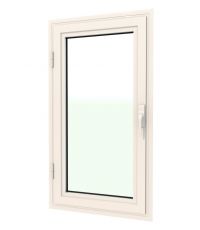 Fenêtre Battante 1 Vantail - 500x750 Droite -Coloris Blanc - Vitrage Transparent