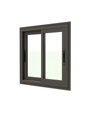 Fenêtre coulissante aluminium 800X820 - Gris