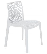 Chaise design Gruvyer - blanc 