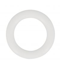Lot de 10 anneaux en plastique 42 mm pour tringle à rideaux Ø20 blanc - INVENTIV