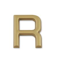 Lettre dorée adhésive "r" - CHAPUIS